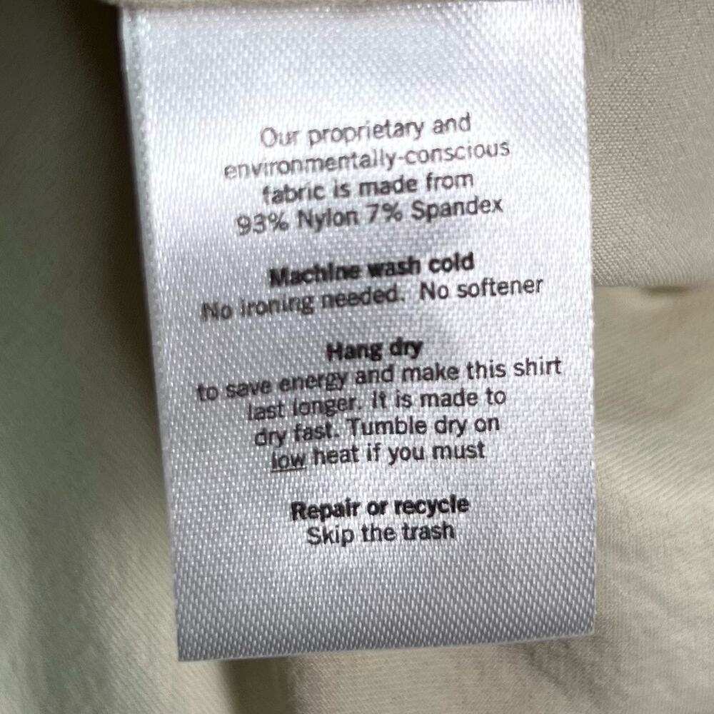 Poncho Pecos Pearl Snap Shirt Mens XL L/S Khaki Tan Western Fishing Performance - Picture 12 of 16